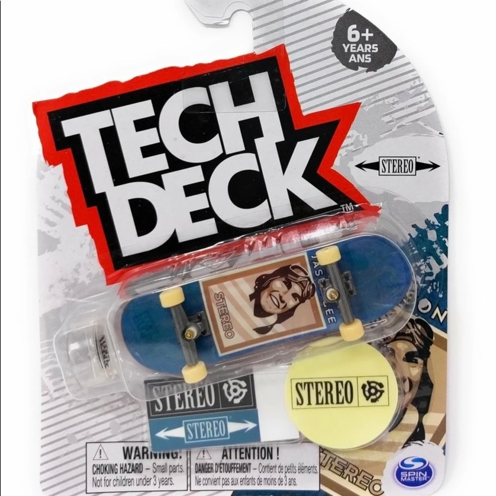 Tech Deck Fingerboard Skateboard Stereo Edition Jason Lee Rare 96mm